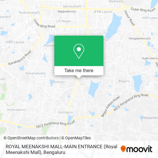 ROYAL MEENAKSHI MALL-MAIN ENTRANCE (Royal Meenakshi Mall) map
