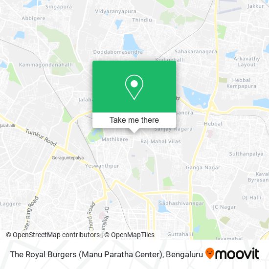 The Royal Burgers (Manu Paratha Center) map
