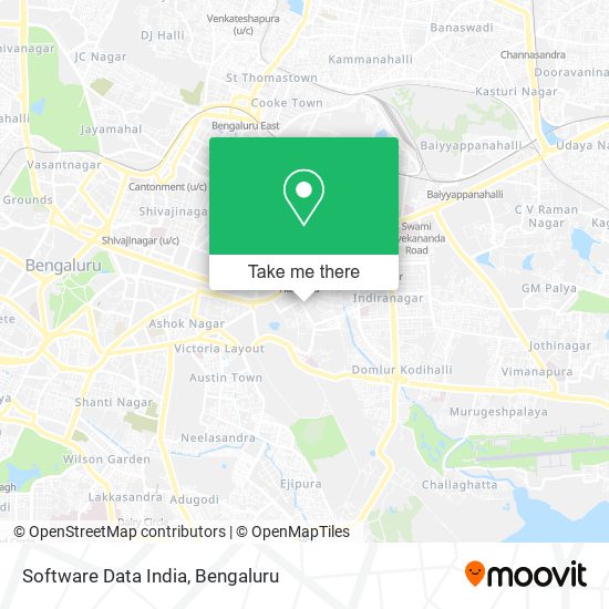 Software Data India map