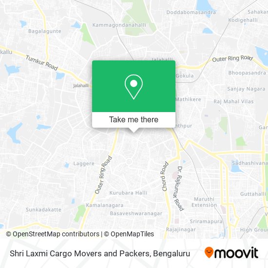 Shri Laxmi Cargo Movers and Packers map