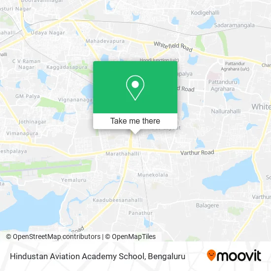 Hindustan Aviation Academy School map