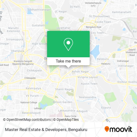 Master Real Estate & Developers map