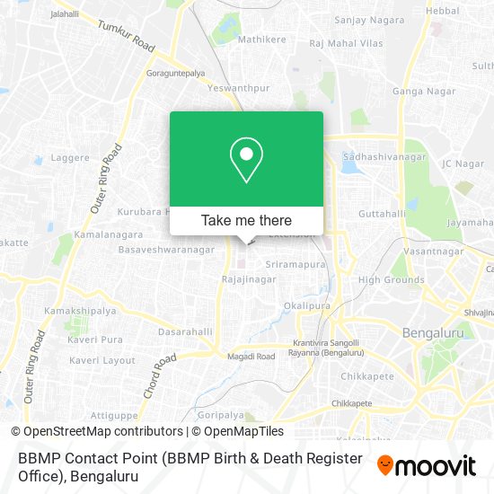 BBMP Contact Point (BBMP Birth & Death Register Office) map