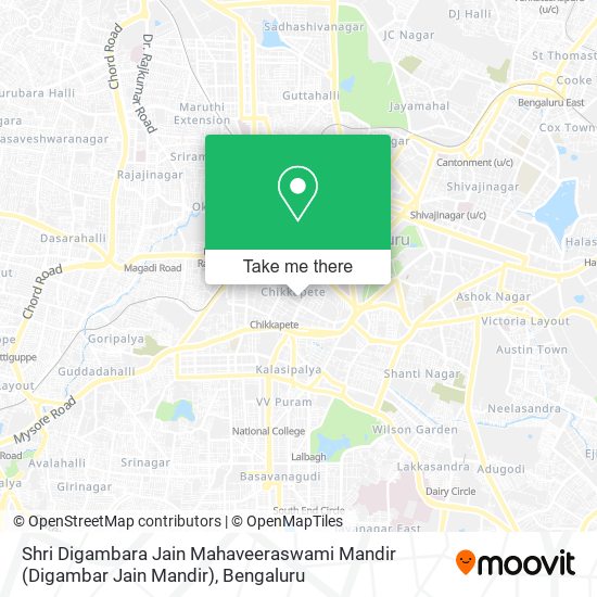 Shri Digambara Jain Mahaveeraswami Mandir (Digambar Jain Mandir) map