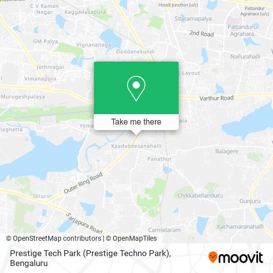 Prestige Tech Park (Prestige Techno Park) map