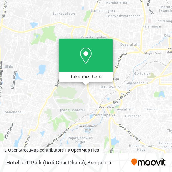 Hotel Roti Park (Roti Ghar Dhaba) map