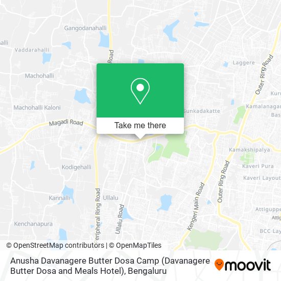 Anusha Davanagere Butter Dosa Camp (Davanagere Butter Dosa and Meals Hotel) map