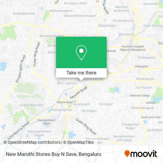 New Maruthi Stores Buy N Save map