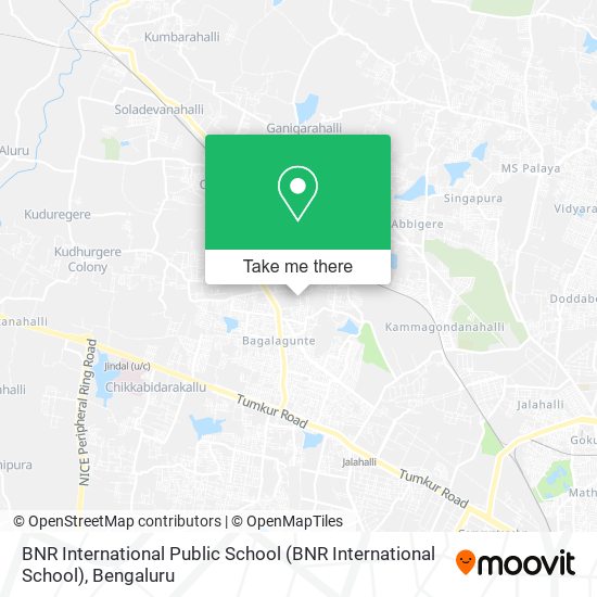 BNR International Public School map