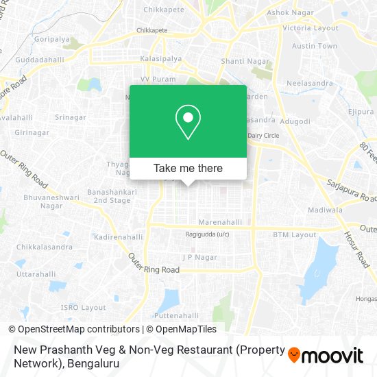 New Prashanth Veg & Non-Veg Restaurant (Property Network) map