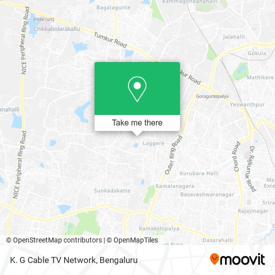 K. G Cable TV Network map