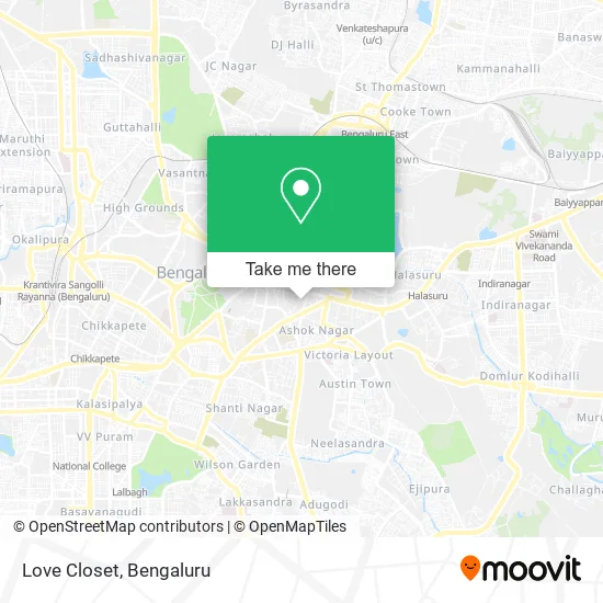 Love Closet map