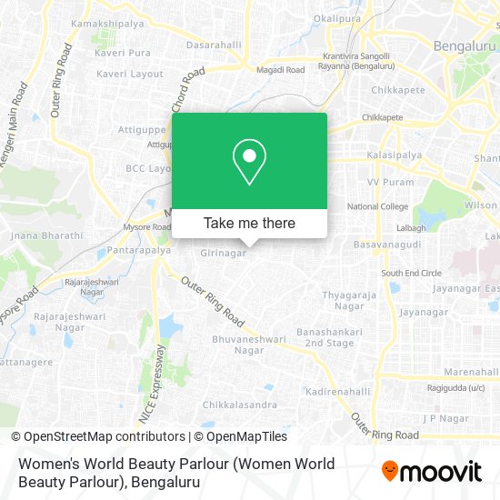 Women's World Beauty Parlour map