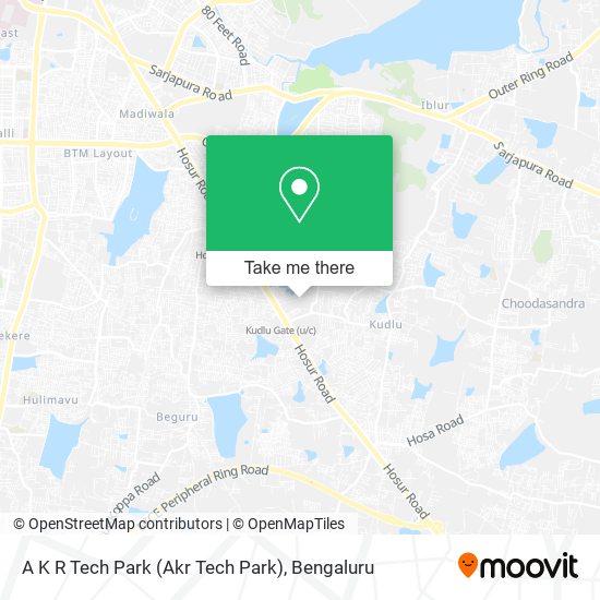 A K R Tech Park (Akr Tech Park) map