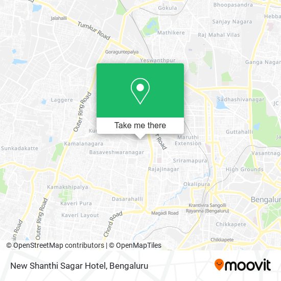 New Shanthi Sagar Hotel map