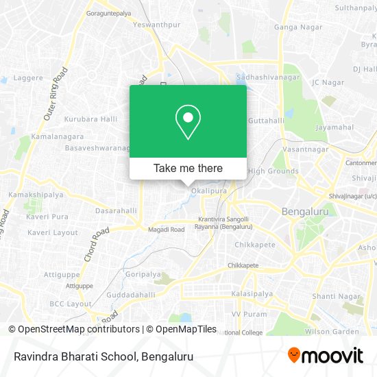 Ravindra Bharati School map