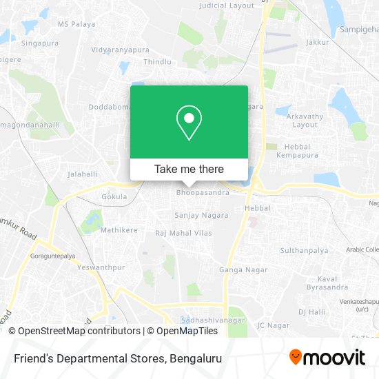 Friend's Departmental Stores map
