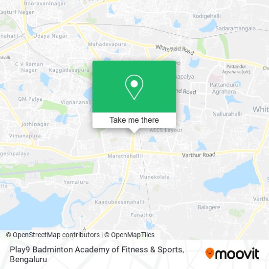 Play9 Badminton Academy of Fitness & Sports map