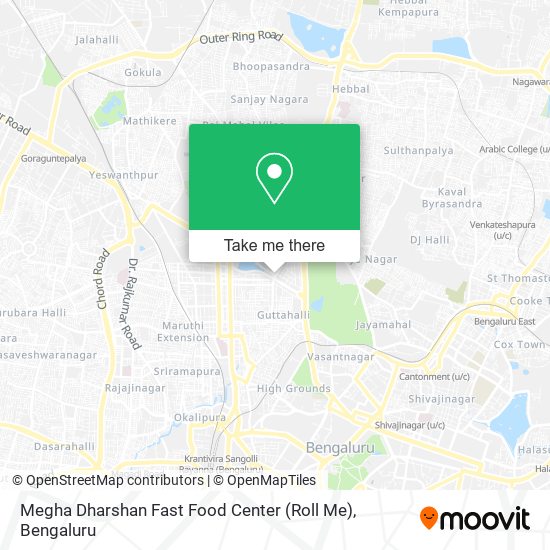 Megha Dharshan Fast Food Center (Roll Me) map