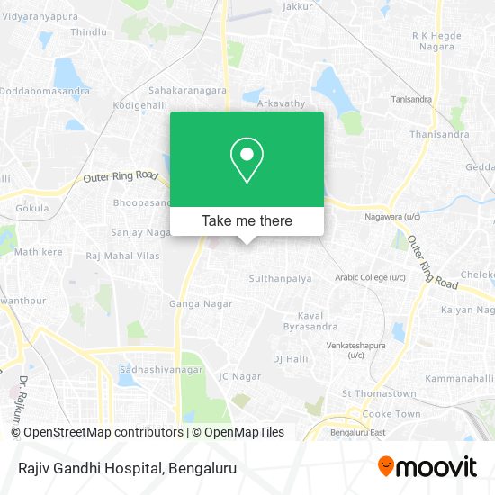 Rajiv Gandhi Hospital map