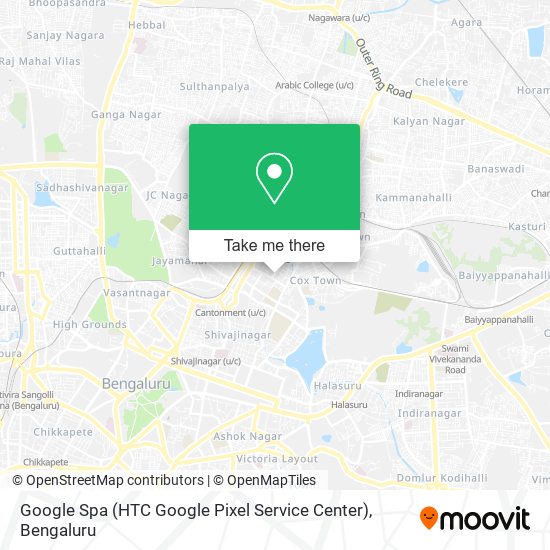 Google Spa (HTC Google Pixel Service Center) map