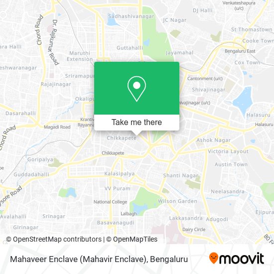 Mahaveer Enclave (Mahavir Enclave) map