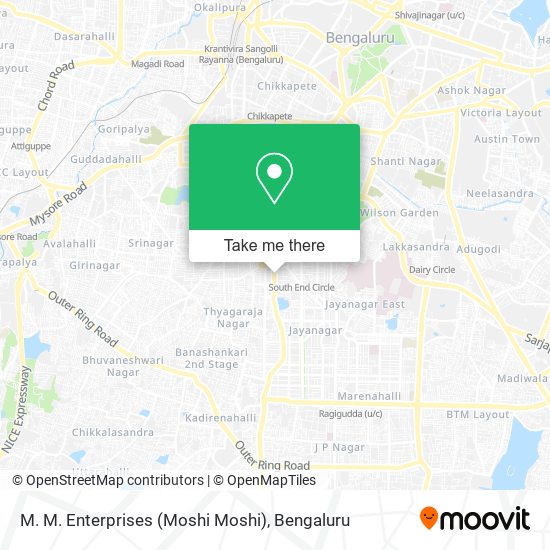 M. M. Enterprises (Moshi Moshi) map