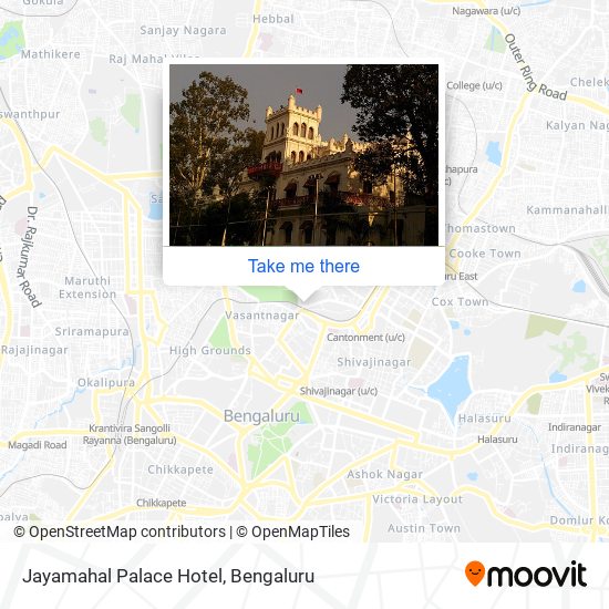 Jayamahal Palace Hotel map
