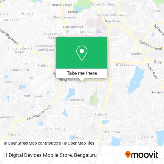 I Digital Devices Mobile Store map