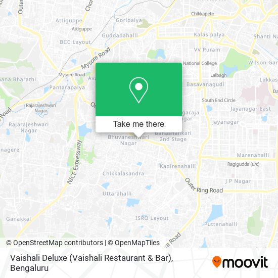 Vaishali Deluxe (Vaishali Restaurant & Bar) map