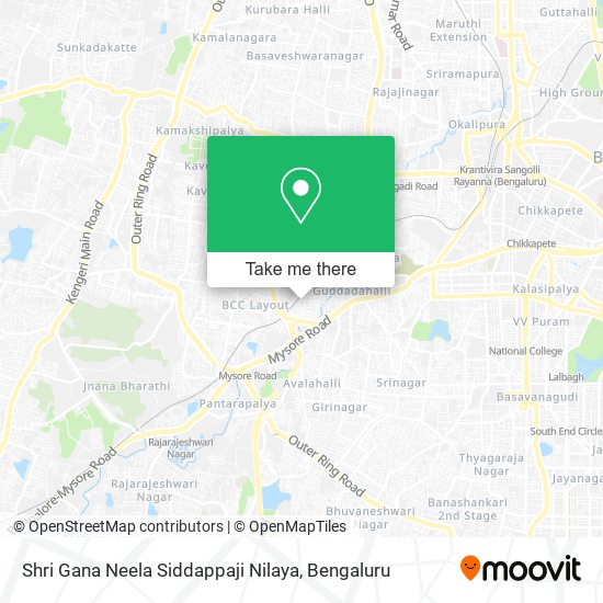 Shri Gana Neela Siddappaji Nilaya map