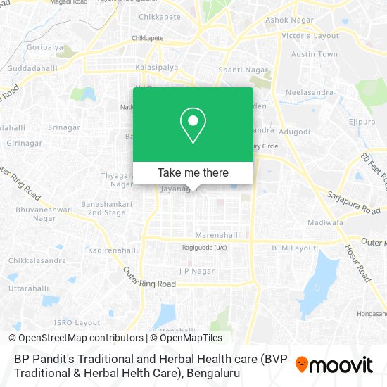 BP Pandit's Traditional and Herbal Health care (BVP Traditional & Herbal Helth Care) map