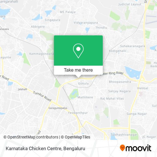 Karnataka Chicken Centre map