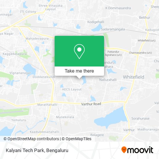 Kalyani Tech Park map
