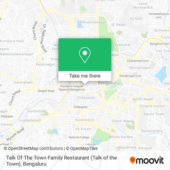 Talk Of The Town Family Restaurant (Talk of the Town) map