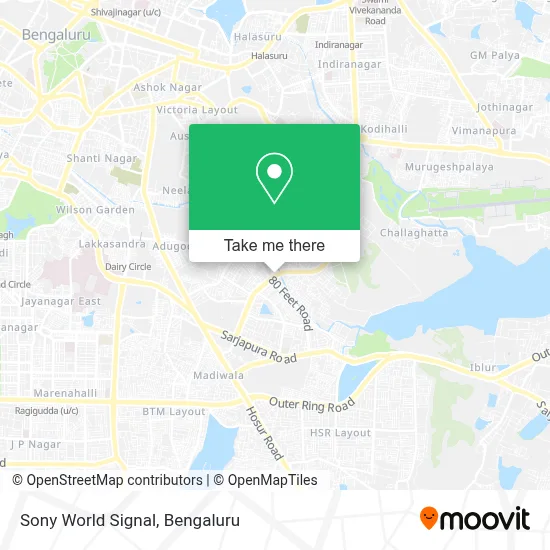 SONY World Signal map