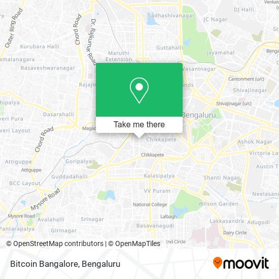 Bitcoin Bangalore map