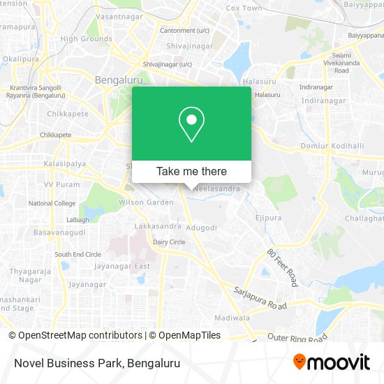 Novel Business Park map