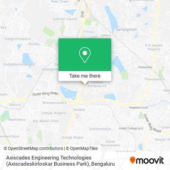Axiscades Engineering Technologies (Axiscadeskirloskar Business Park) map