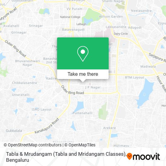 Tabla & Mrudangam (Tabla and Mridangam Classes) map