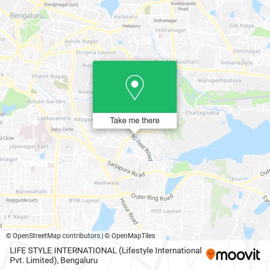 LIFE STYLE INTERNATIONAL (Lifestyle International Pvt. Limited) map