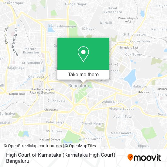 High Court of Karnataka map