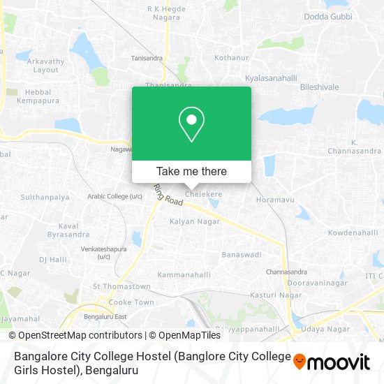 Bangalore City College Hostel (Banglore City College Girls Hostel) map