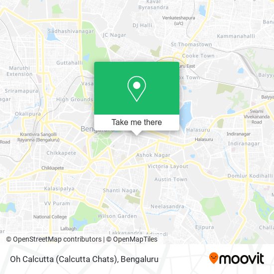 Oh Calcutta (Calcutta Chats) map