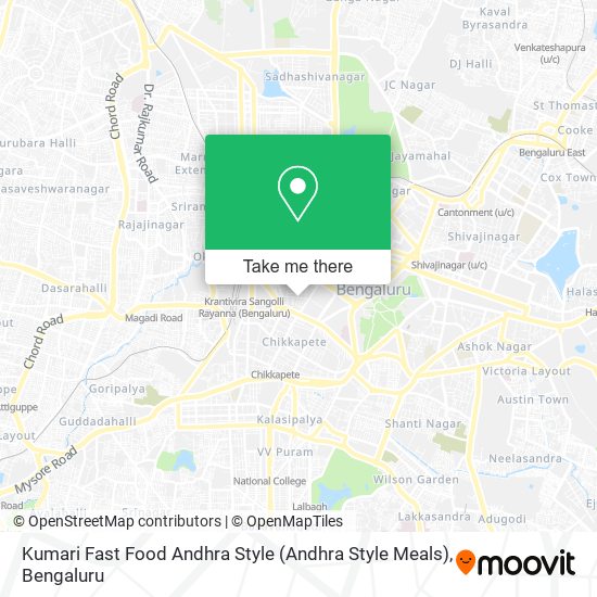 Kumari Fast Food Andhra Style (Andhra Style Meals) map