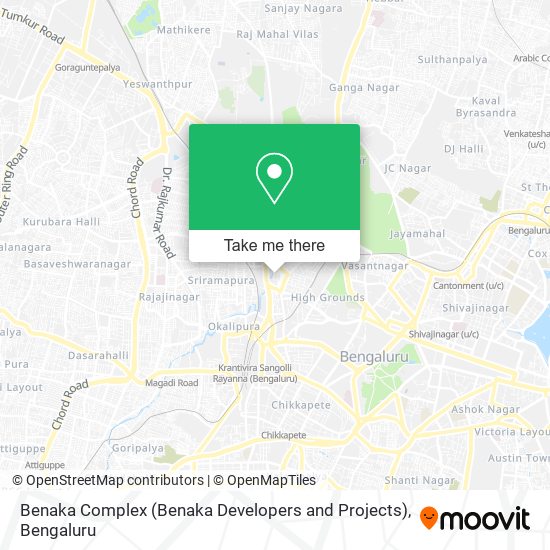 Benaka Complex (Benaka Developers and Projects) map