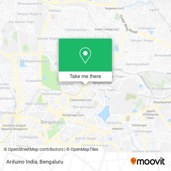 Arduino India map