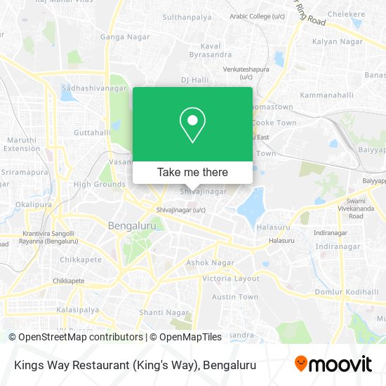 Kings Way Restaurant (King's Way) map