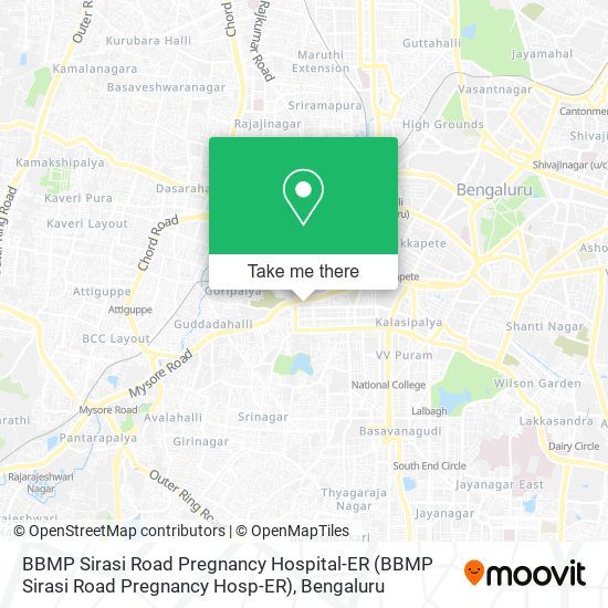 BBMP Sirasi Road Pregnancy Hospital-ER map