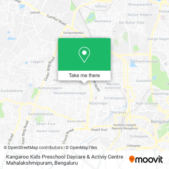 Kangaroo Kids Preschool Daycare & Activiy Centre Mahalakshmipuram map